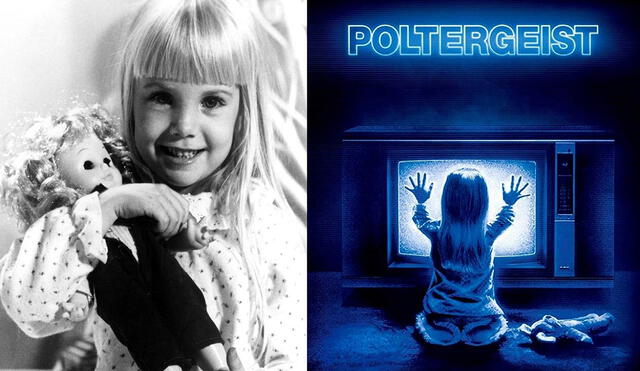 "Poltergeist" estuvo protagonizada por Heather O’Rourke en el papel de Carol Anne Freeling. Foto: composición LR/Pop Sugar/Infobae