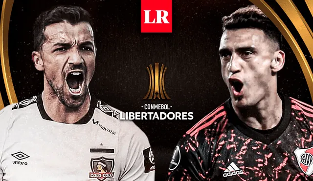 Colo Colo recibe a River Plate en Santiago por la Copa Libertadores 2022. Foto: composición de La República.