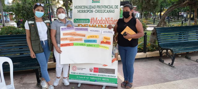 Unen esfuerzos a favor de los menores. Foto: Municipalidad Provincial de Morropón Chulucanas