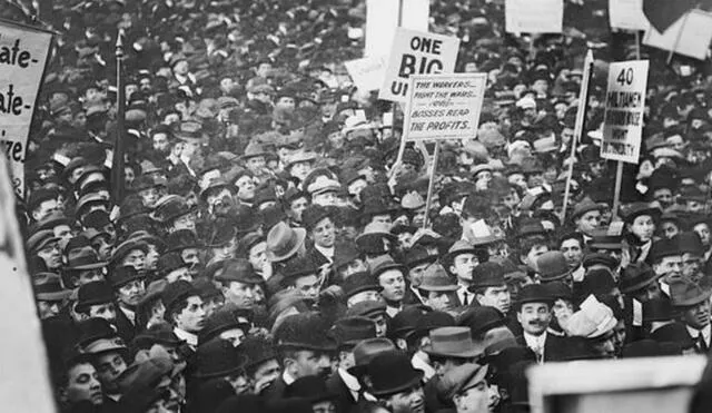 Protestas en Chicago lograron grandes beneficios laborales en 1886.FOTO: Instagram /National Geographic