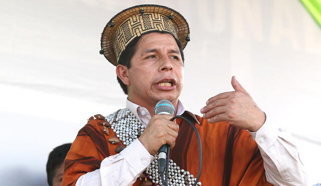 Pedro Castillo brindó su discurso en el inicio del VIII Consejo de Ministros Descentralizado en Ucayali. Foto: Presidencia