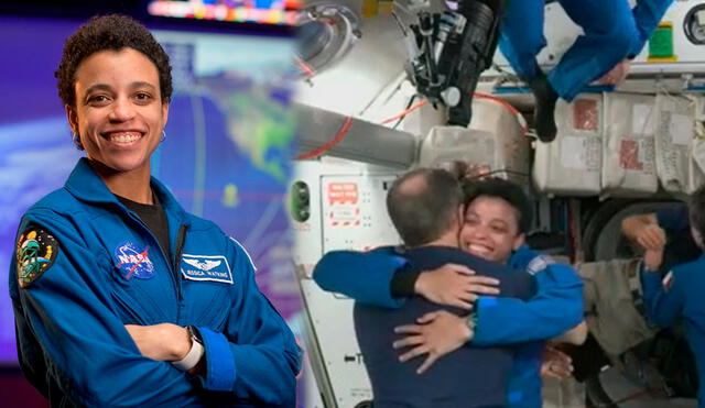 Jessica Watkins llegó a la Estación Espacial Internacional a bordo de una cápsula de SpaceX. Foto: NASA/CNN