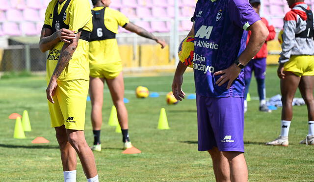 Ameli tiene bien estudiado a su rival de turno, el FBC Melgar Foto: Club Cienciano