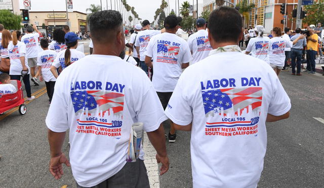 En Estados Unidos, el Día del Trabajador suele celebrarse con desfiles, picnis y fiestas, además de discursos de personas notables. Foto: AFP