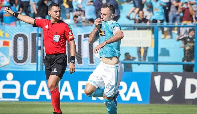 Horacio Calcaterra anotó el único tanto con una excelente definición. Foto: Sporting Cristal