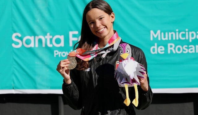 Alexia Sotomayor ganó la primera medalla de oro para Perú en la competencia. Foto: COP