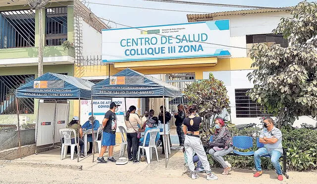 NO HAY CITAS. En este centro de salud de Collique hay un solo nutricionista y la zona registra alto índice de anemia infantil. Foto: URPI/La República