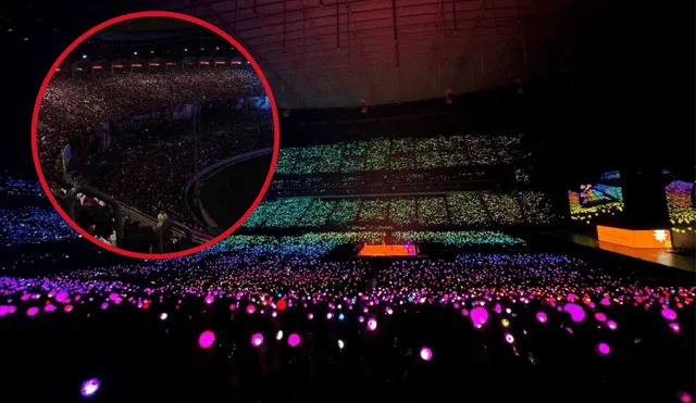Ningún idol del K-pop quiere un "Black Ocean" en sus conciertos. Foto composición: Twitter/Amino.