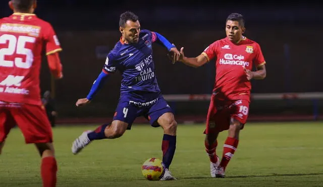 Sport Huancayo y César Vallejo empataron 0-0 al final del primer tiempo de la Liga 1. Foto: César Vallejo