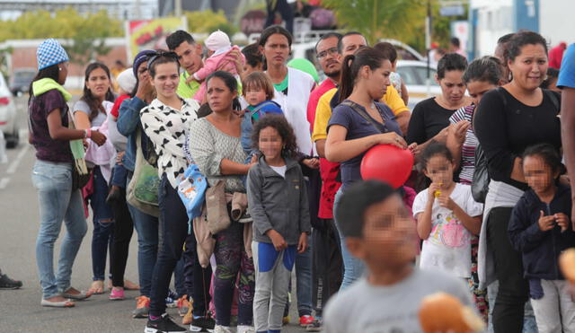 La mayoría de los niños y niñas migrantes en el Perú tiene menos de 5 años, según un estudio de Unicef. Foto: Ernesto Arias/EFE