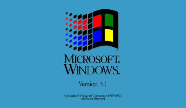 El antecesor de Windows 95. Si llegaste a usar este revolucionario sistema operativo, probablemente tengas más de 40 años. Foto: Microsoft