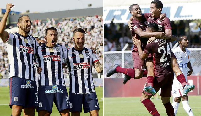 Alianza Lima sumó su cuarto triunfo consecutivo en la Liga 1, mientras que Universitario se reencontró con la victoria tras dos fechas. Foto: composición/ difusión