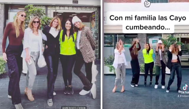 Tula Rodríguez no dudó en halagar a las hermanas. "Son hermosas", expuso. Foto: captura Instagram