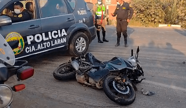 El accidente de tránsito se produjo en la Panamericana sur. Foto: captura Chincha web