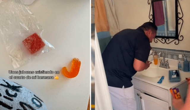 El hombre se llevó una gran sorpresa tras comer unos ‘dulces’ que no le pertenecían. Foto: captura de TikTok