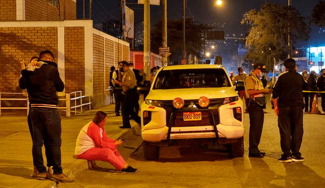 Delincuentes dieron a la fuga tras acabar con la vida del efectivo policial Pedro Vergaray Luján. Foto: María Pía Ponce/ URPI - LR