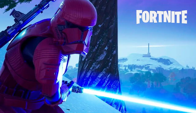 Las skins de Star Wars y los sables de luz estarán en Fortnite hasta el próximo 17 de mayo. Foto: Fortnite - composición La República