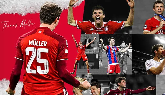 Thomas Müller es un ícono del Bayern Múnich en el presente siglo. Foto: Bayern Múnich
