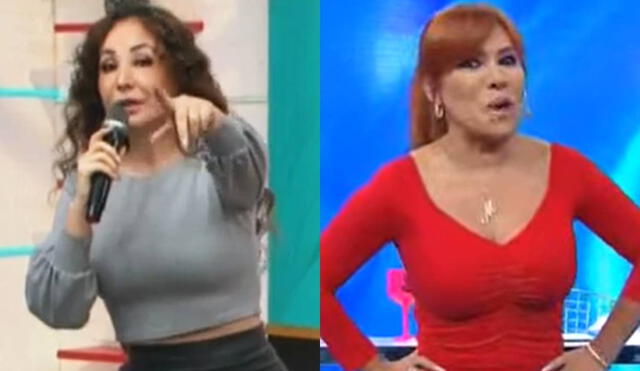 Janet Barboza se pronuncia tras críticas de Magaly Medina contra "América hoy". Foto: composición/ captura de América TV/ captura de ATV