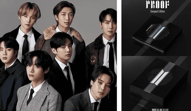 "Proof", el nuevo álbum de BTS, sale a la venta el 10 de junio (KST). Foto: composición LR/Hybe