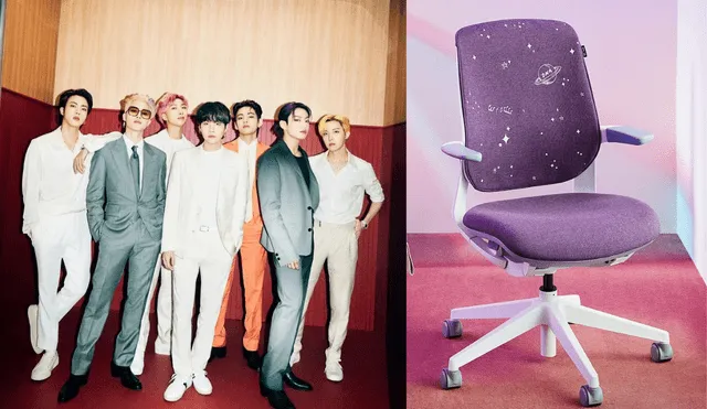 ARMY estarán cómodas en las nuevas sillas con diseño de BTS. Foto: composición/BIGHIT Music/SIDIZ