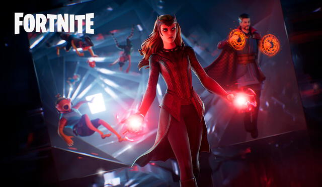 La skin de Scarlet Witch ya está a la venta en la tienda de Fortnite por 1.500 paVos. Foto: Fortnite - composición La República