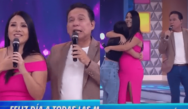 La familia de Tula Rodríguez sorprendió a la conductora EN VIVO