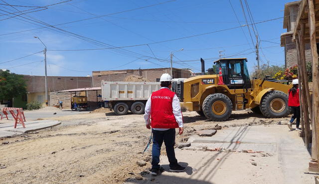 También denunciaron paralización de obra vial. Foto: Contraloría General