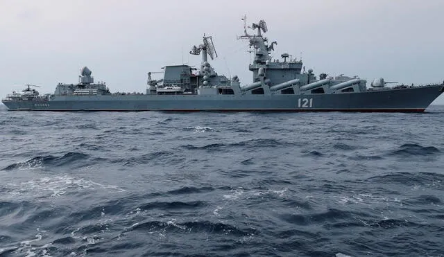El Admiral Makarov es el tercer barco ruso siniestrado por el Ejército de Ucrania. Foto: Clarín