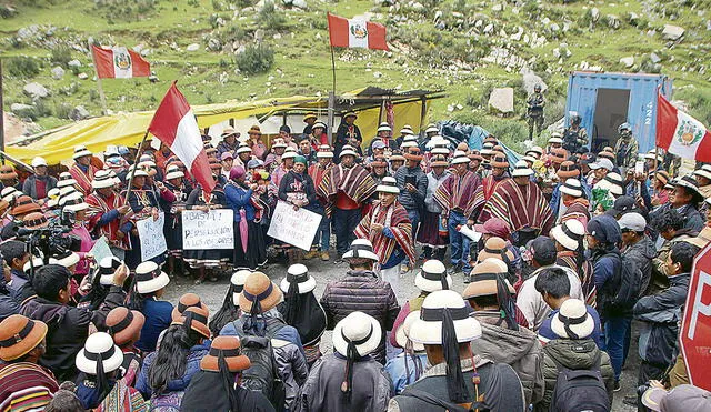 Solicitud. Comuneros piden el levantamiento inmediato del estado de emergencia. Foto: La República