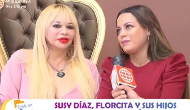 Flor Polo y Susy Díaz pasarán juntas el Día de la Madre este 2022. Foto: captura de América TV