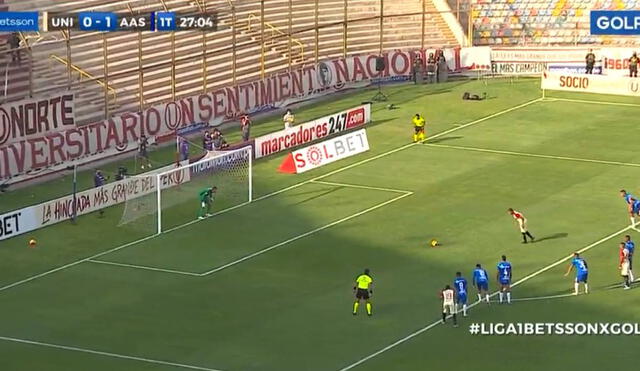 Nelinho Quina sumó un nuevo tanto en el fútbol peruano. Foto: captura/GolPerú