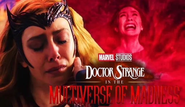 Wanda se convirtió en la villana de "Doctor Strange 2" luego de obtener magia oscura del Darkhold. Foto: composición/Marvel Studios