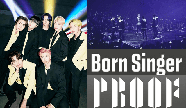 BTS vuelve a sus inicios con "Born Singer" en "Proof". Foto composición: BIGHIT Music/Twitter.