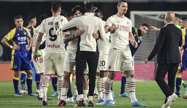 AC Milan obtuvo su triunfo número 24 en la Serie A esta temporada 2021/22. Foto: AFP
