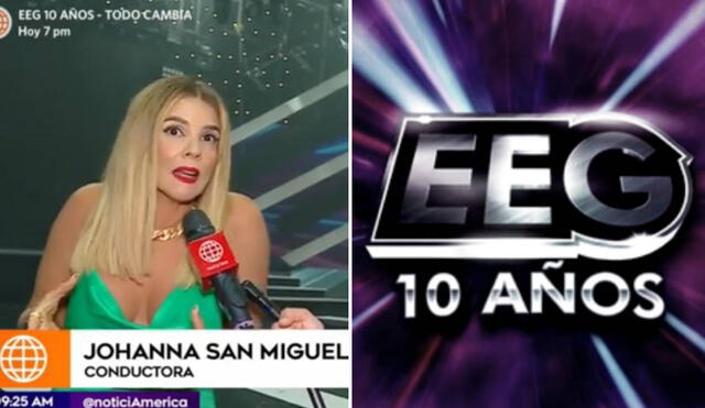 Johanna San Miguel habla sobre el nuevo conductor de EEG. Foto: captura América TV