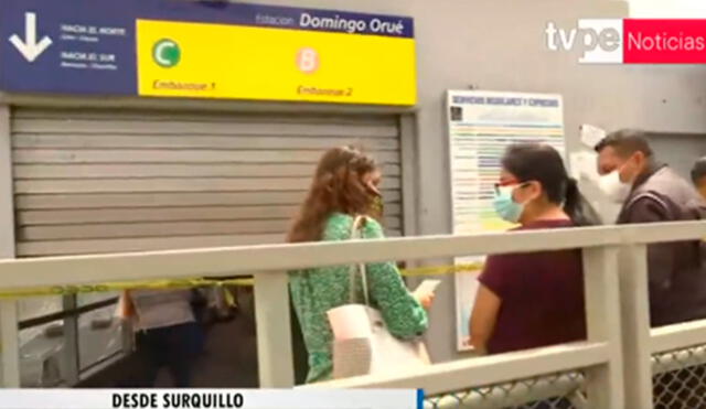 Aún no se ha identificado a la persona fallecida en las instalaciones del Metropolitano. Foto: TV Perú
