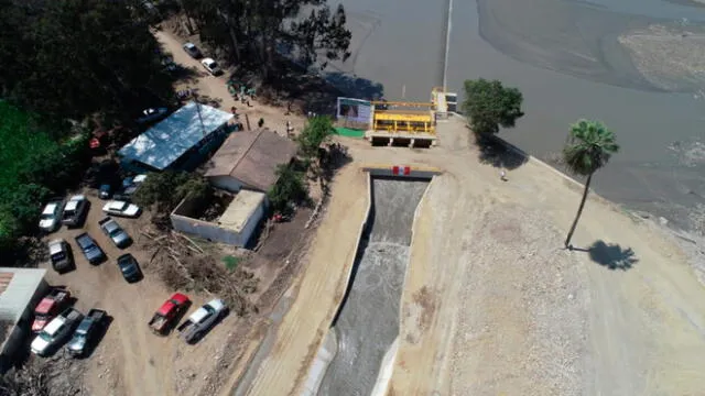 Canal Roma – Sector Toma Soldado permitirá irrigar 9.000 hectáreas del distrito de Ascope. Foto: Midagri.