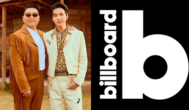 PSY y Suga de BTS rompieron récords en sus carreras con "That that" en listas de Billboard. Foto: composición La República / P Nation / Billboard