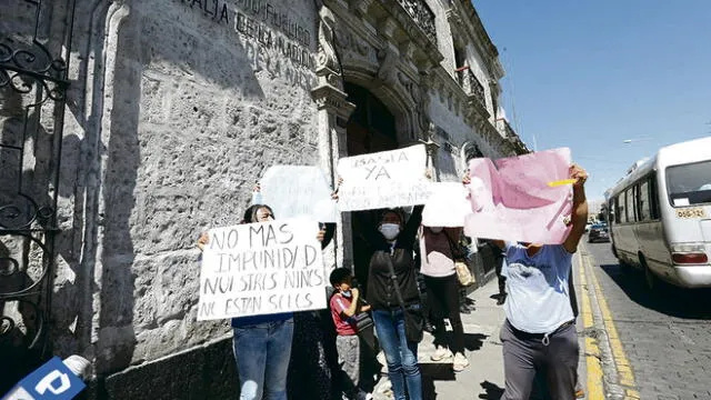 Protesta. Familiares pidieron sanción a responsables. Foto: La República