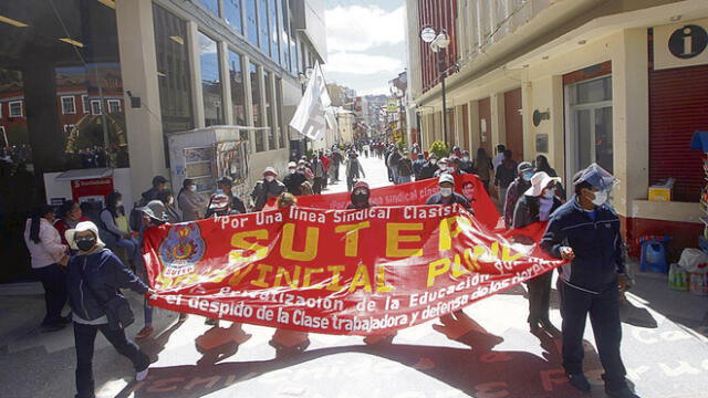 Docentes agremiados en el Sutep, región Puno. Foto: referencial/archivo La República