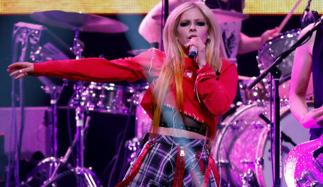 Avril Lavigne llegará al Perú. Foto: AFP