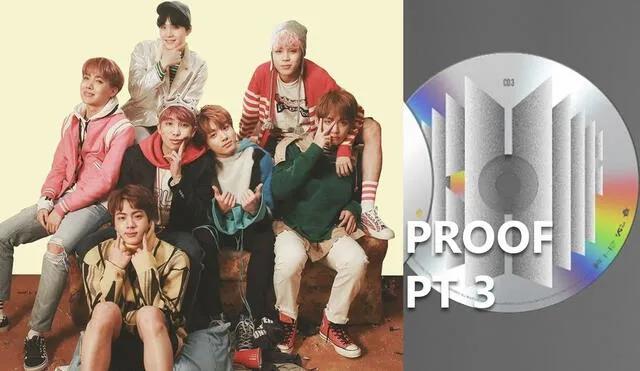 El tercer CD de "Proof" trae canciones de BTS exclusivas para la versión física. Foto: BIGHIT