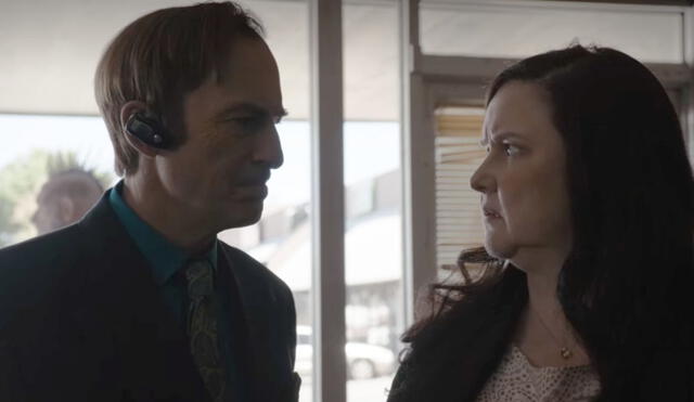 El sexto episodio de la quinta temporada de “Better Call Saul” trae de vuelta a Francesca, la secretaria de Saul Goodman en “Breaking Bad”. Foto: captura de Netflix