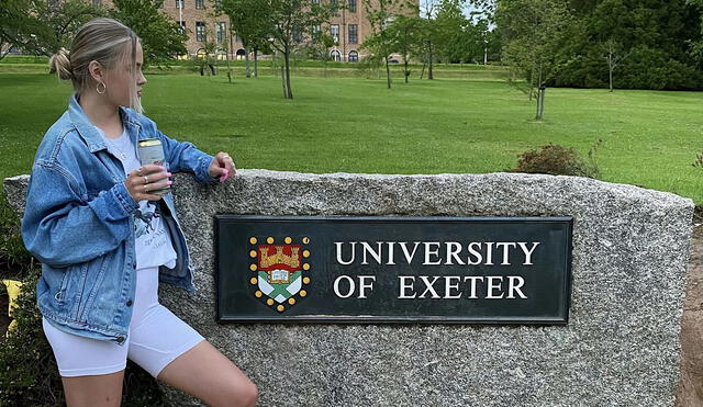 Ford estudió Derecho en la Universidad de Exeter antes de centrarse en su salud. Foto: Kennedy News