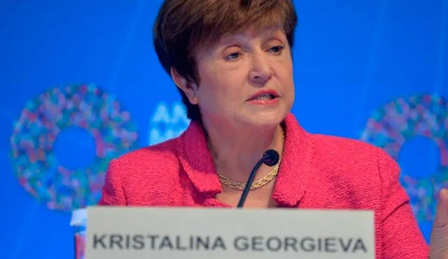 La directora del FMI, Kristalina Georgieva, sugiere el uso de plataformas digitales. Foto: Efe.