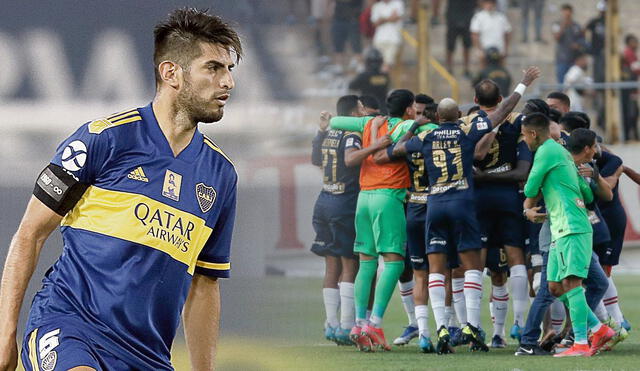 Carlos Zambrano llegó a Boca Juniors a finales del 2020. Foto: composición