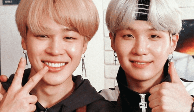 Jimin y Suga (Agust D) sorprendieron a sus fans con el anuncio del lanzamiento de "Tony Montana" en su versión de estudio para el nuevo álbum de BTS, "Proof". Foto: BIGHIT