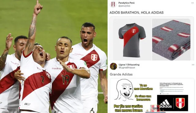 Adidas vestirá a la selección peruana a partir del 2023. Foto: composición/Twitter/La República
