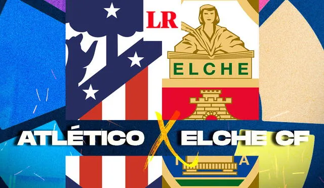 Atlético Madrid vs Elche se juega por LaLiga Santander. Foto: composición